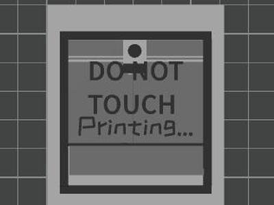 Printing sign