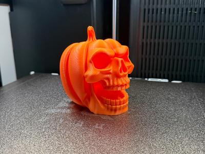 Halloween Pumpkin Skull for Tealight