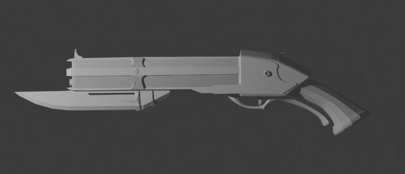 Triple barrel black powder pistol