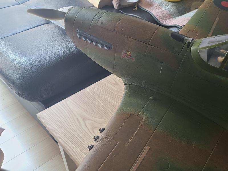 WW2 warbird accessories for P51 mustang ( Exhaust, Machine Gun)