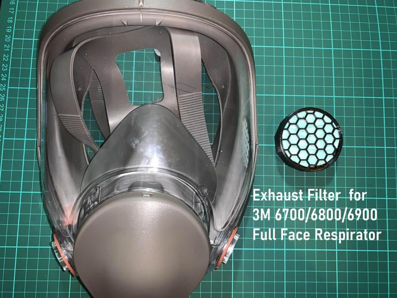 3M 6700 6800 Full Face Mask Respirator Exhaust Valve Filter