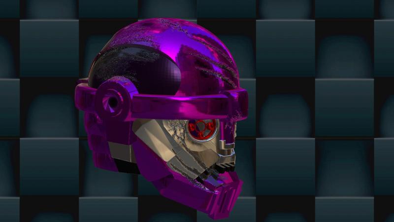 Sentinel Helmet (Damaged Version)