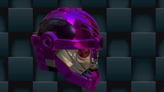 Sentinel Helmet (Damaged Version)