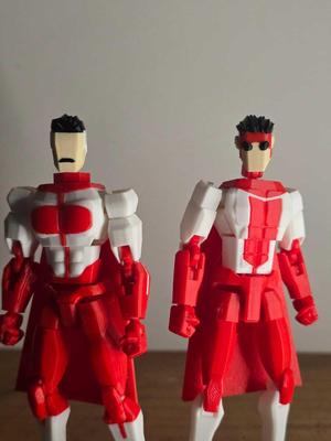Pack of 2 - Omnimanrk & Omniman | Inspired by T13 - full size compatible with all similar articulated figures.