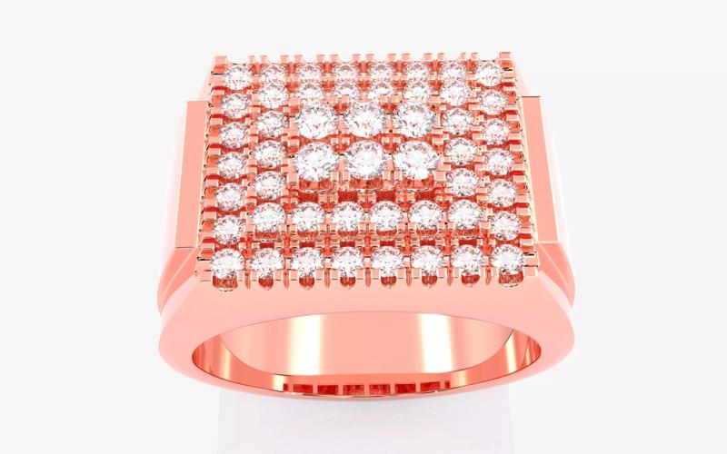 Mens Ring 3dm stl renders details