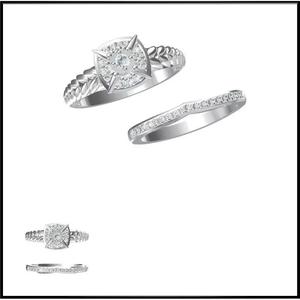 JCD Format Mens bridal set rings cad Diamond jewellery design