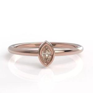 Marquise  bezel ring