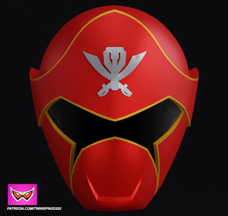 Gokaiger Red Helmet Cosplay STL