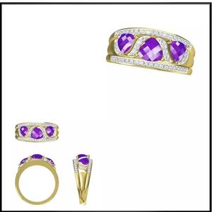 JCD Format Minimalist color stone rings rhino 3d jewelry