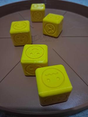 Emotion Cube STL - 3D Printable Emoji Dice for Kids & Education