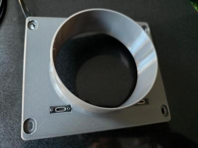 Exhaust vent for K40 laser - with two USB-C ports