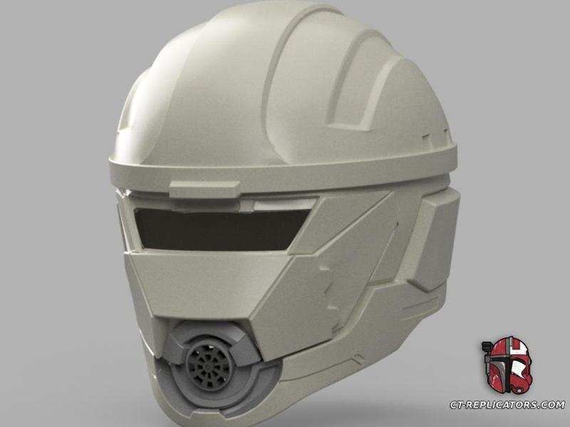 Helldivers 2 - DS-191 Scorpion Helmet Cosplay 1:1 Replica