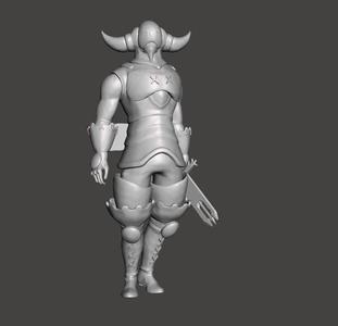 Golgius Holy Knight Weird Fangs 3D Model