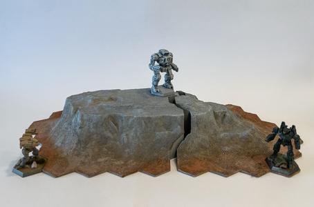Arid Battlezone Ridge/Plateau Terrain
