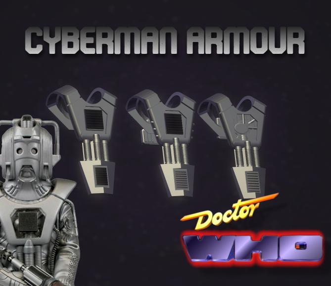 Doctor Who Cyberman armours Classic Who