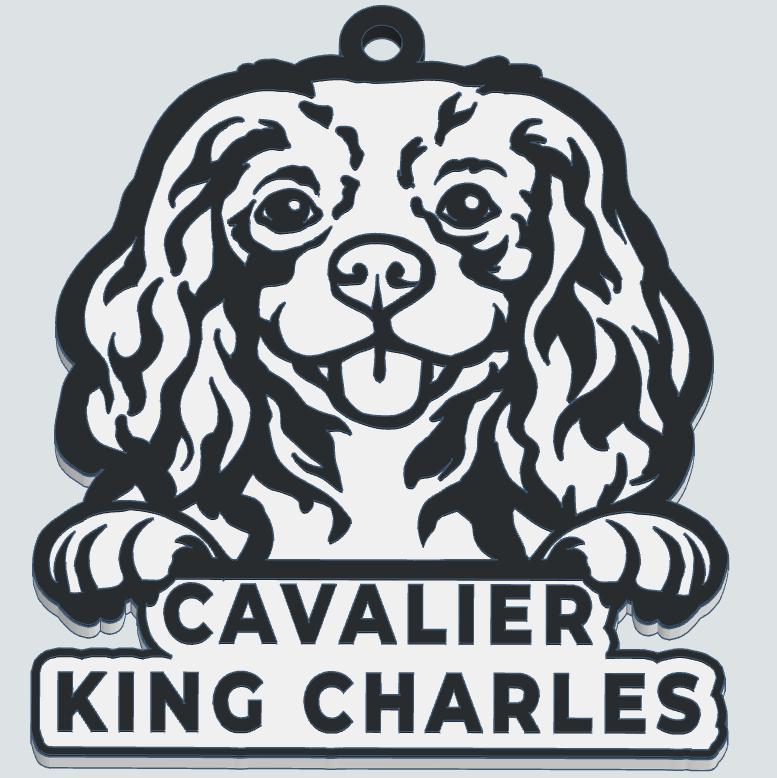 Cavalier King Charles Key Ring