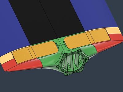 Magnetic Low Profile Dust Pipe