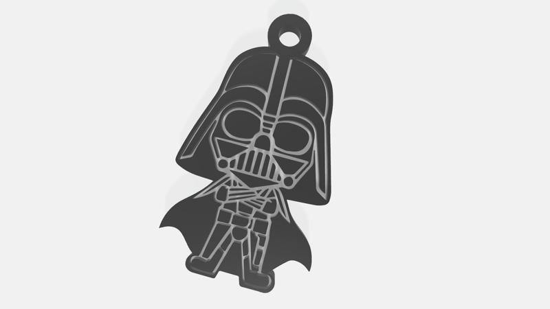 darth vader keychain (star wars)