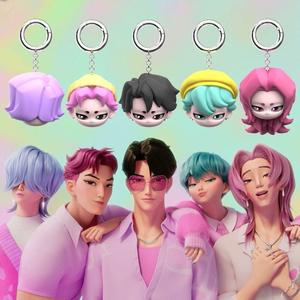 K-Pop Demon Hunters - Keychain Heads Saja Boys