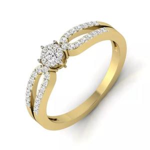 Women Diamond Ring 3dm STL  Render Details - PR-020 DIA