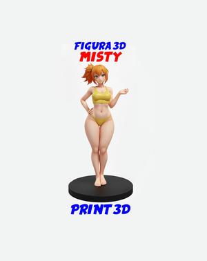 MISTY - SCULPTURE OF THE LEADER OF THE KANTO REGION - POKEMON