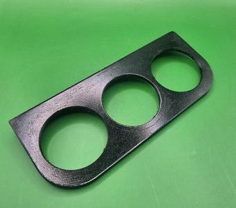 JUST LIKE an Auto Meter 2238 Universal Triple 2-1/16" Gauge Mounting Panel