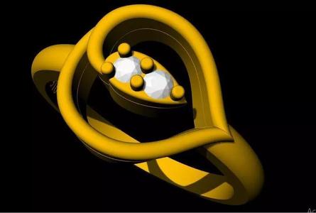 Leaf Ring 3dm file