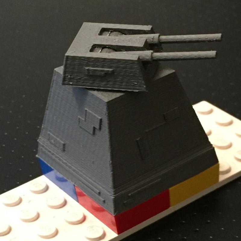 Death Star Laser Turret - Halo Mega Blok Adaption
