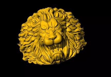 Lion Ring King Of The Beasts 3D print model
