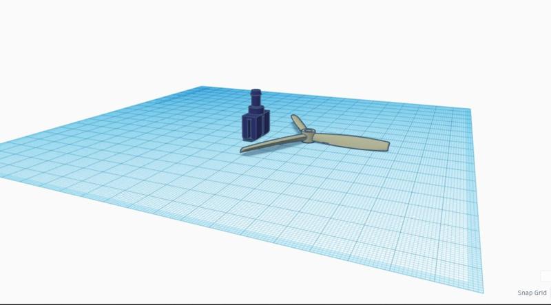 Car ventilation propeller