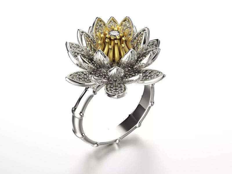 Lotos fashion ring 0004