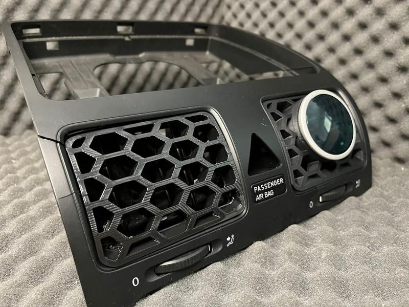 Golf 5 middle gauge golder for air vent HONEY design