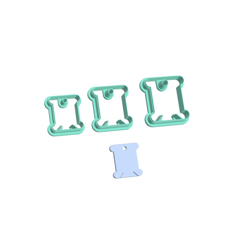 Embroidery organizer Polymer Clay Cutters | 6 size | 1 Cutter Version