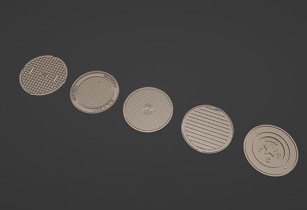 DIORAMA - Manholes (Russia) - 1/35