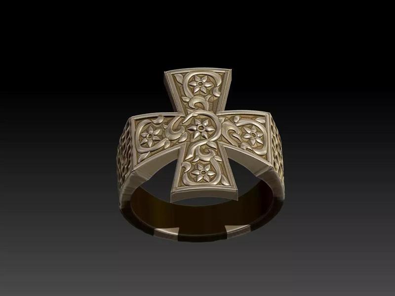 Maltese Cross - Pope Ring