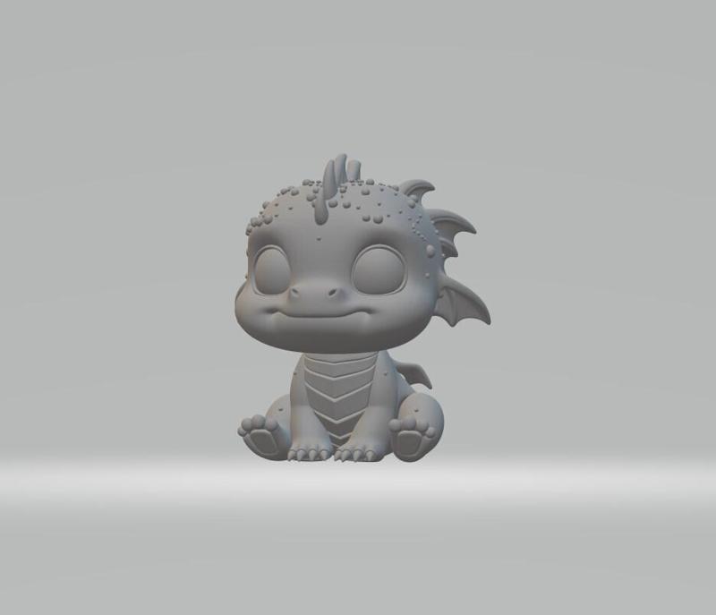 Cute Baby Dinosaur – Smooth & Adorable 3D Printable Figurine