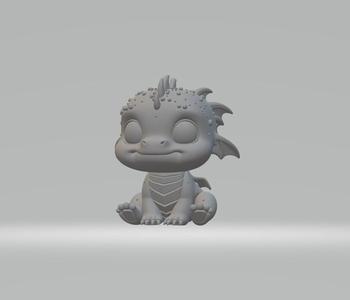 Cute Baby Dinosaur – Smooth & Adorable 3D Printable Figurine