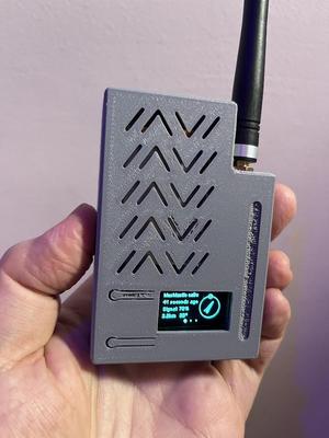 Heltec v3 slim case with battery slot (Meshtastic)