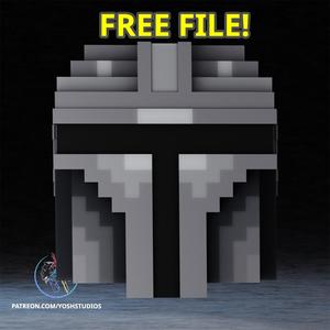 Minecraft Mando Helmet STL