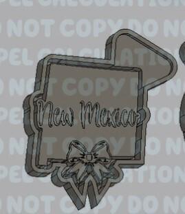 States with Bow Silicone Mold Housing - New Mexico