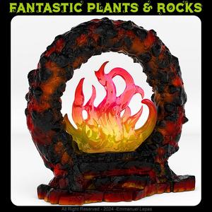LAVA PORTAL WITH ITS MAGMA FIRE EFFECT