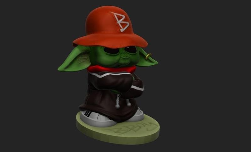 Yoda-B-Boy Stance -HIP-HOP Collect