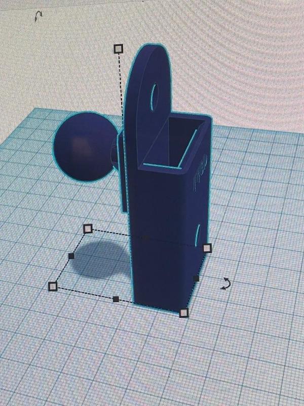 FT5D HT Holder with 20mm Ball for mobile mounts