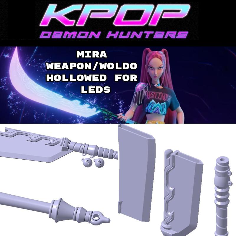 Mira Weapon/woldo HOLLOWED FOR LEDS (Kpop demon hunters)