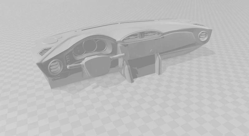 DASHBOARD TOYOTA GT86 SADS RC DRIFT 1/10