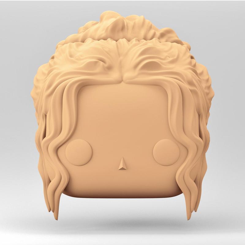 Stylized Chibi / POP Head STL | 3D Print File | WH_6-14