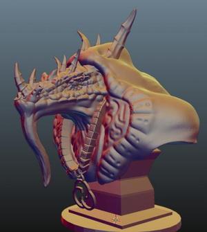 Dragon Cultist Bust