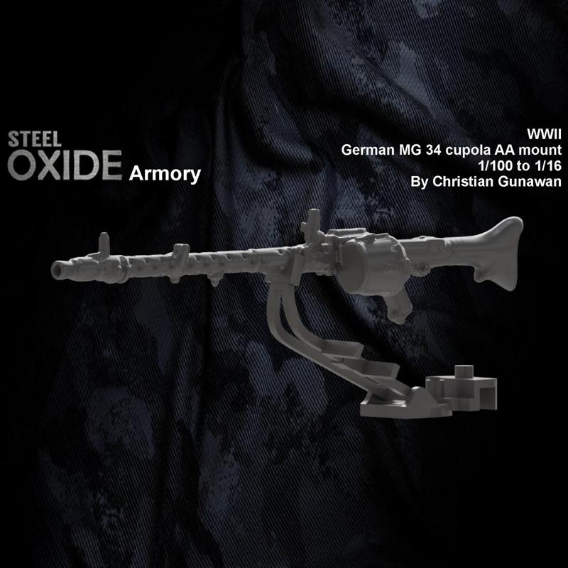 MG34 AA mount for tanks