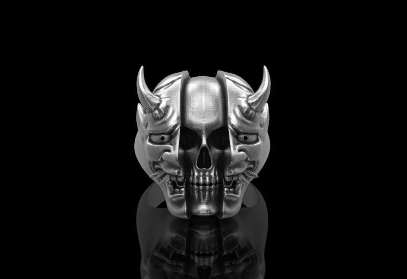 Japanese Oni Demon Ring