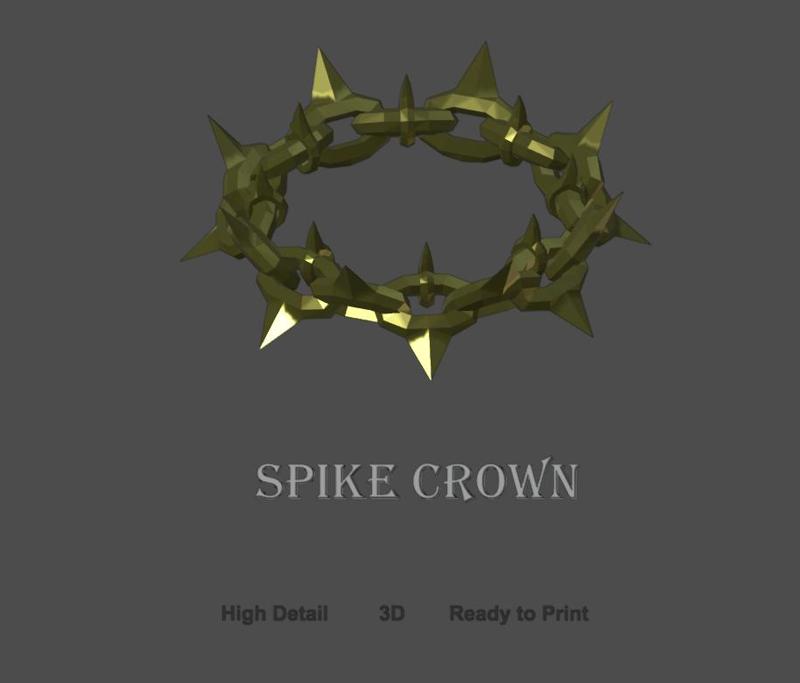 Spike Crown 3D Model